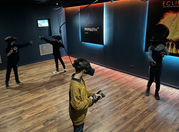 Epreuves collaboratives en VR